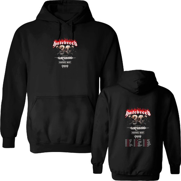 Hatebreed 30Th Anniversary North American Tour Double Sided Hoodies, 2024 Concert-image