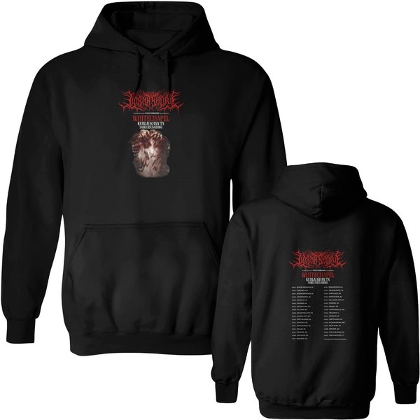 Lorna Shore Fall Tour 2024 Double Sided Hoodies, Lorna Shore Band Fan Double Sided Hoodies-image