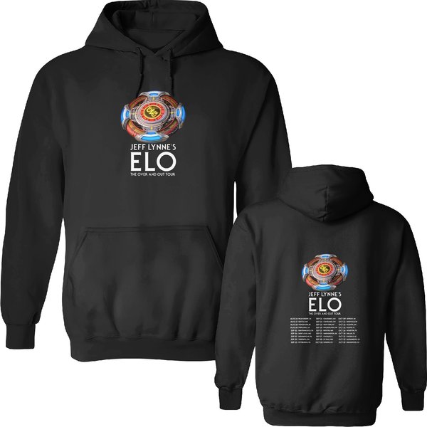 Jeff Lynne's Elo The Over And Out Tour 2024 Double Sided Hoodies-image