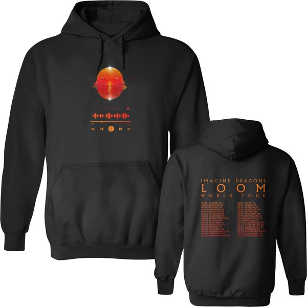 Imagine Dragons Loom Tour 2024 Double Sided Hoodies, Imagine Dragons 2024 Concert Double Sided Hoodies