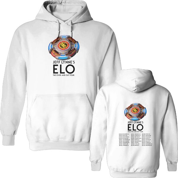 Jeff Lynne's Elo - The Over And Out Tour 2024 Double Sided Hoodies-image