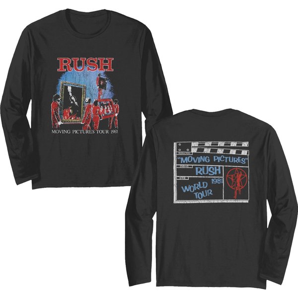 Rush Unisex Double Sided Long Sleeves: 1981 Tour-image