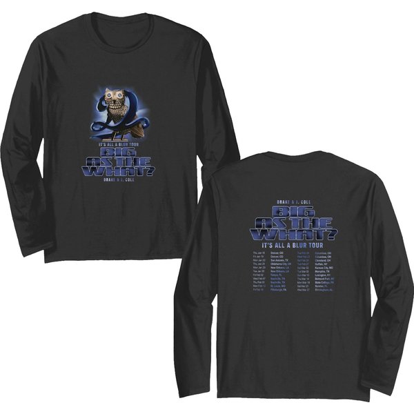 Drake Ft J.Cole Double Sided Long Sleeves, Big As The What? Double Sided Long Sleeves-image