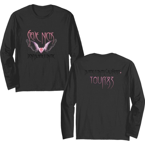 Vintage 1983 Stevie Nicks Blame It On My Wild Heart Tour Double Sided Long Sleeves-image