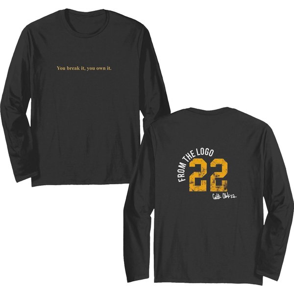 Caitlin Clark You Break It You Own It Double Sided Long Sleeves, Caitlin Clark Double Sided Long Sleeves-image