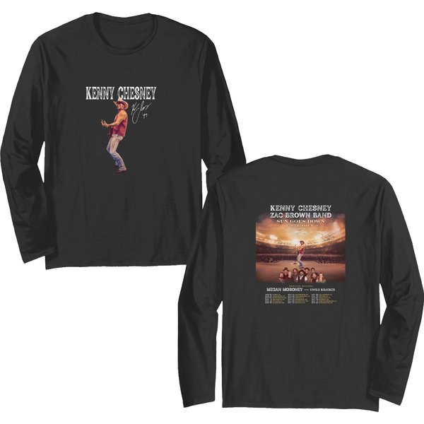 K Ches Sun Goes Down 2024 Tour Double Sided Long Sleeves, Country Music Tour Double Sided Long Sleeves, Kenny Che-image