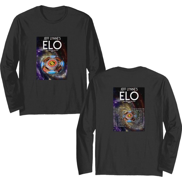 Jeff Lynne's Elo Over And Out Final Tour Dates (2024) Double Sided Long Sleeves-image