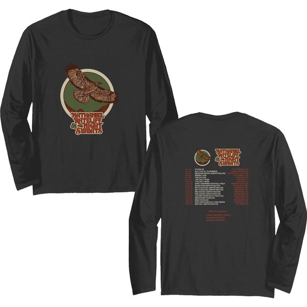 Nathaniel Rateliff & The Night Sweats 2023 Tour Double Sided Long Sleeves, Nathaniel Rateliff Concert Double Sided Long Sleeves-image