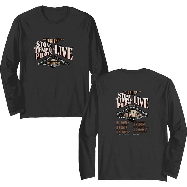 Stone Temple Pilots The Jubilee Tour 2024 Double Sided Double Sided Long Sleeves-image