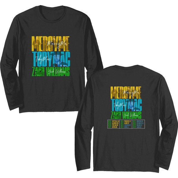 Tobymac, Mercyme And Zach Williams 2024 Tour Double Sided Long Sleeves-image