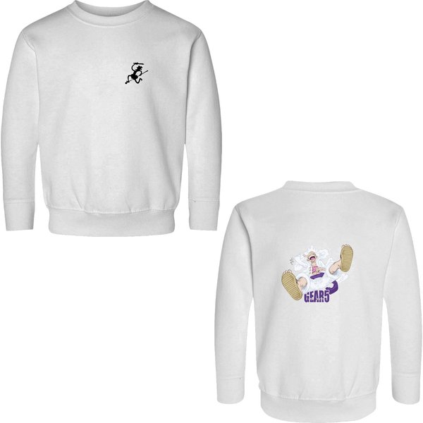 Monkey D. Luffy - Gear 5 (Back Print) - One Piece - Double Sided Sweatshirts-image