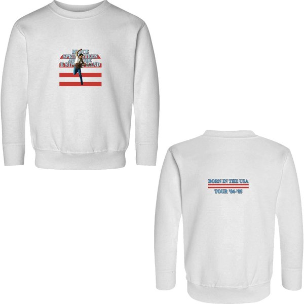 Bruce-Springsteen And E Street Band Born In Usa Tour 84-85 Double Sided Sweatshirts-image