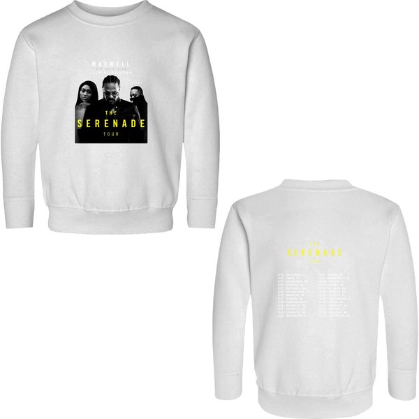 Maxwell The Serenade Tour 2024 Double Sided Sweatshirts, Maxwell Fan Double Sided Sweatshirts-image