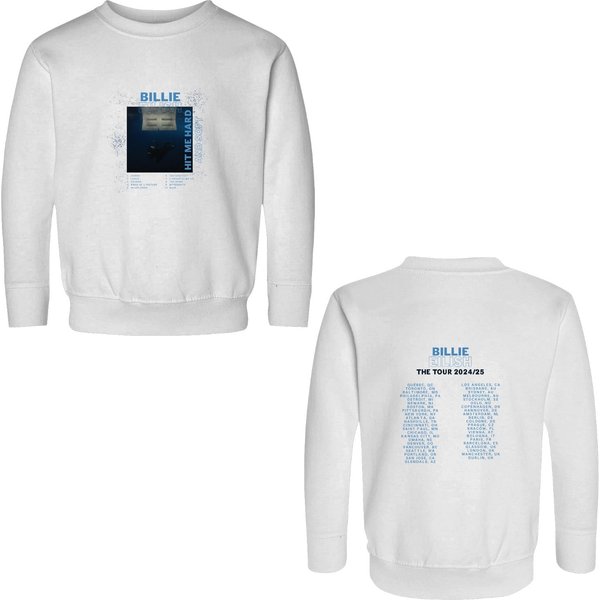 Billie Eilish Hit Me Hard And Soft World Tour 2024 Double Sided Sweatshirts-image