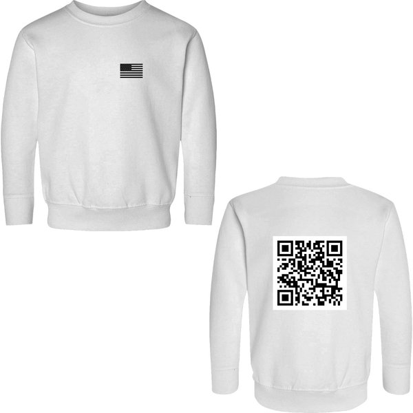 Trump Dance Qr Code Double Sided Sweatshirts Viral Trump Dance Ymca Qr Code Double Sided Sweatshirts-image