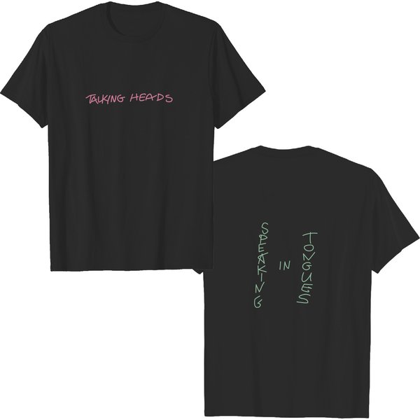 Vintage 1983 Talking Heads Nyc 1980S Punk Rock Concert Tour T-Shirt-image