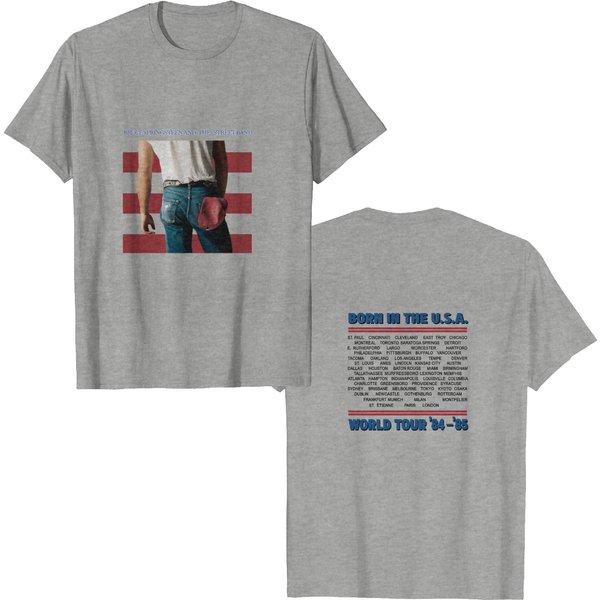 Vintage Bruce Springsteen Born In The Usa Tshirt, Bruce Springsteen E Street Band 2023 Tour-image