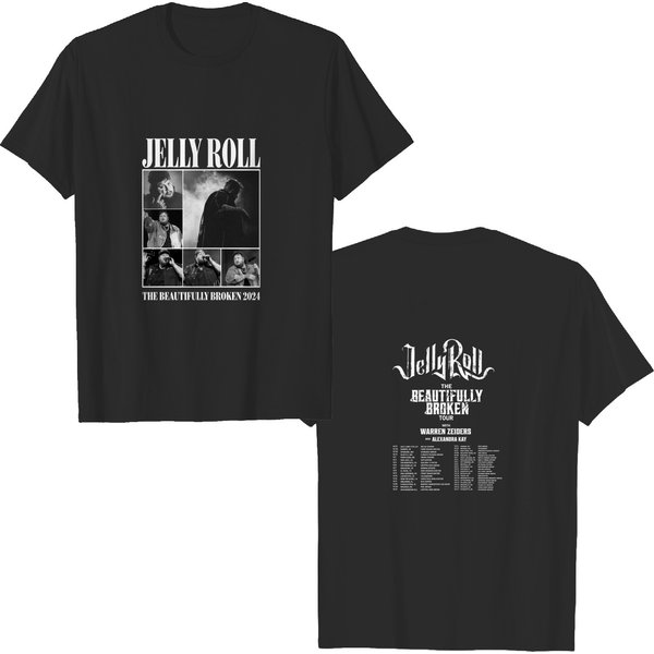 Jelly Roll 2024 Tour Shirt, Jelly Roll American Rock Singer T-Shirt-image