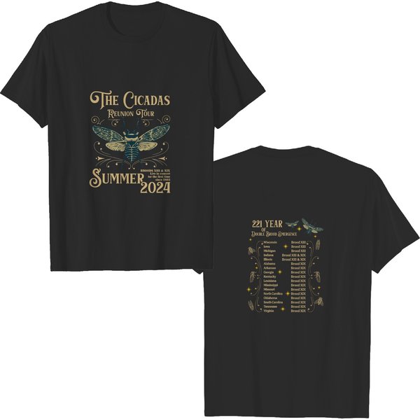 The Cicada Reunion Tour Summer 2024 Shirt, Cicada Comeback Season-image