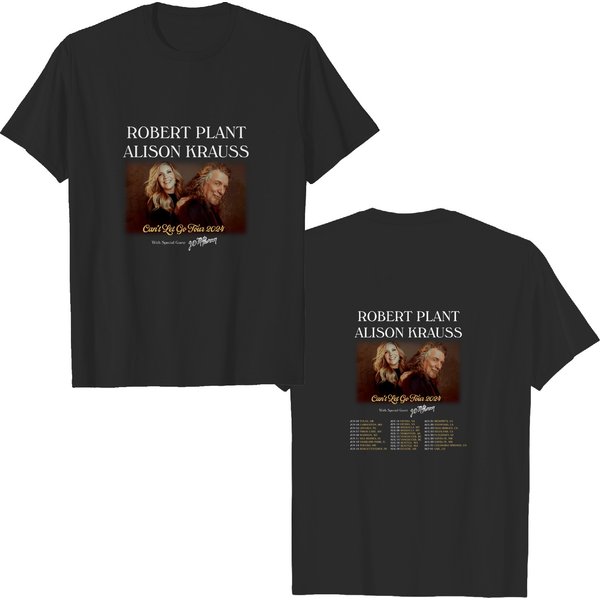 Robert Plant And Alison Krauss 2024 Tour Double Sided T-Shirt-image