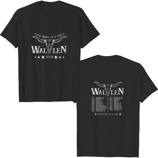 Wallen Western One Night At A Time World Tour 2024 T-Shirt-image