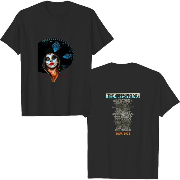 2023 The Offspring Let The Bad Times Roll Us Tour T-Shirt,-image