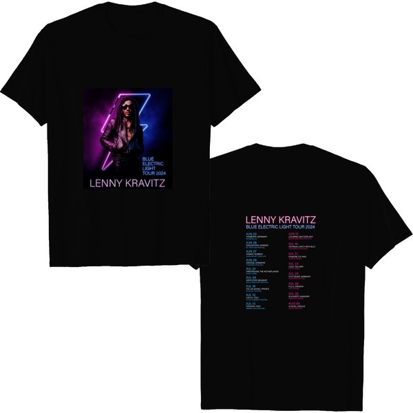 Rare Lenny Kravitz Tour 2024 Gift For Fans T-Shirt-image