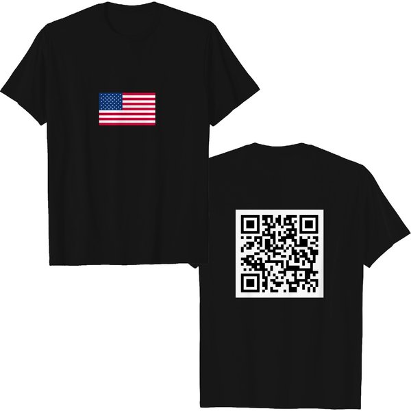 Trump Dance Qr Code T Shirt Viral Trump Dance Ymca Qr Code Shirt-image