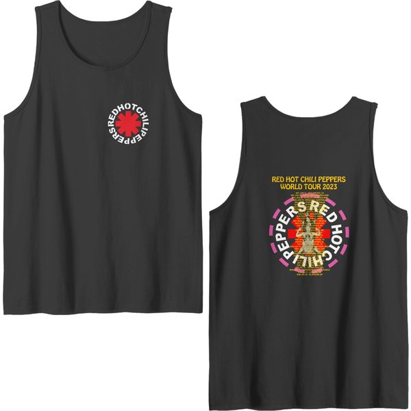 Red Hot Chili Peppers 2023 Tour Double Sided Tank Tops-image