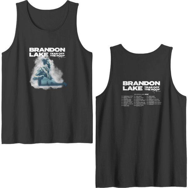 Brandon Lake Tear Off The Roof Tour 2024 Double Sided Tank Tops,Brandon Lake Concert 2024 Double Sided Tank Tops-image