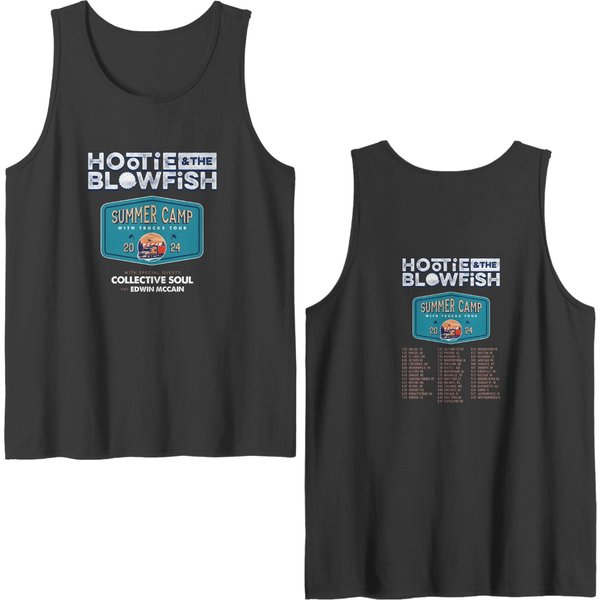Hootie And The Blowfish - Summer Camp With Trucks Tour 2024 Double Sided Tank Tops-image