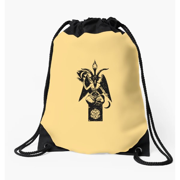 Dungeons And Dragons I (Monochrome). - Dungeons And Dragons - Drawstring Bags-image