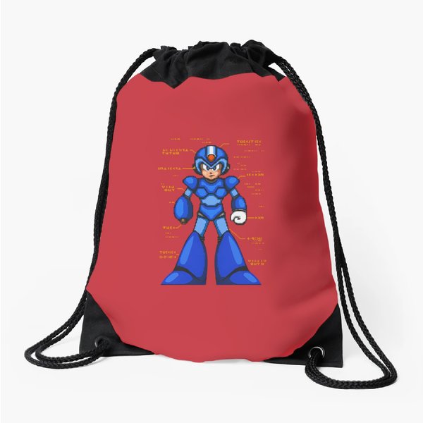 Mega Man - Mega Man - Drawstring Bags-image