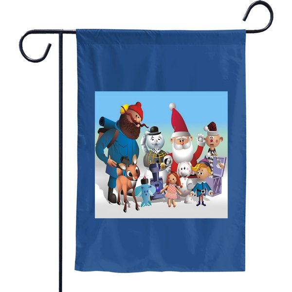 Rudolph And Friends | Dreamscapesbyteresa Shower Curtain Garden Flags