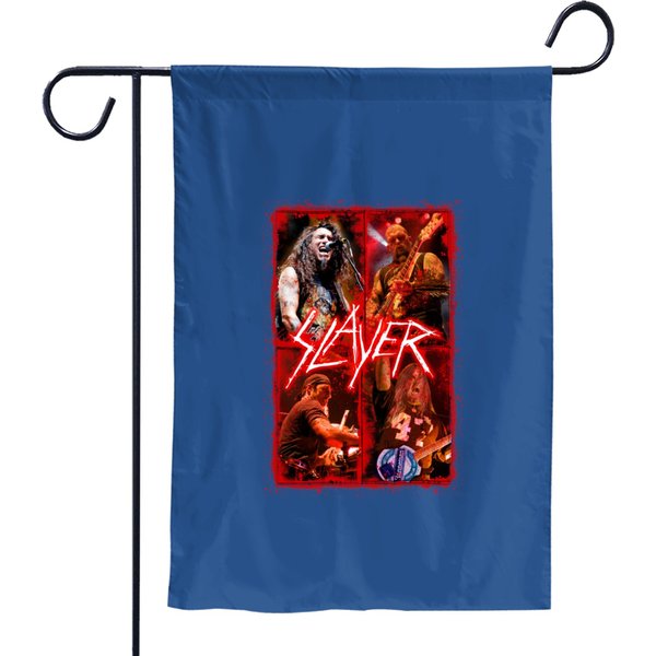 Slayer Band Garden Flags - Rock Music Theme