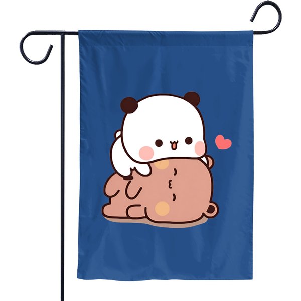 Panda Bear Hug Bubu Dudu Classic Classic Unisex Garden Flags