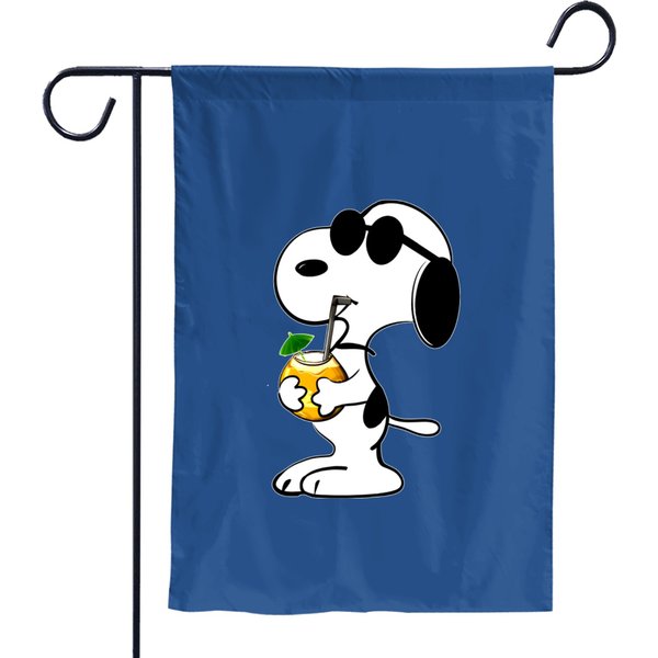 Snoopy At The Beach - Snoopy - Garden Flags