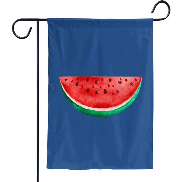 Watermelon Print Garden Flag