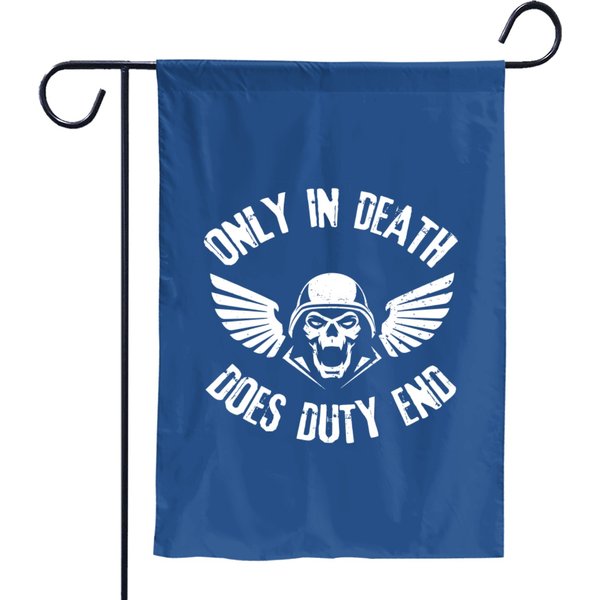 Only In Death Does Duty End - Warhammer 40K - Garden Flags-image