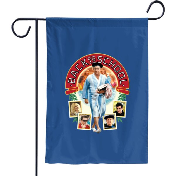 Back To School Garden Flags Rodney Dangerfield Movie Short Sleeve Garden Flags-image