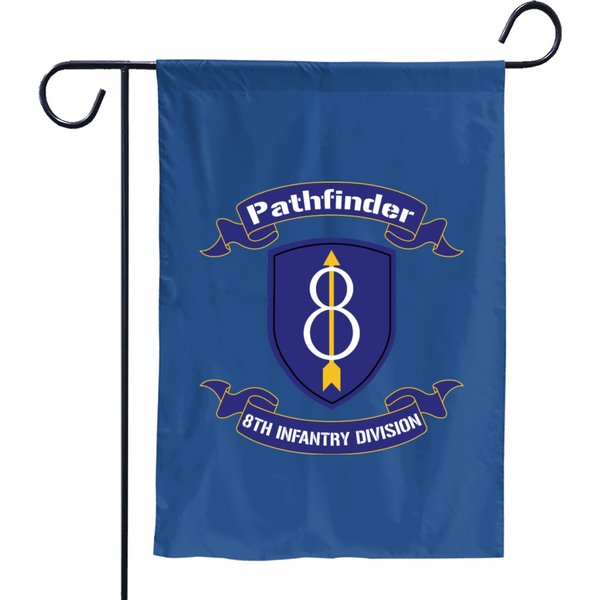 8Th Infantry Division (8Th Id) Garden Flags-image