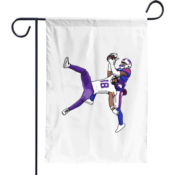 The Greatest Catch In The History - Justin Jefferson - Garden Flags