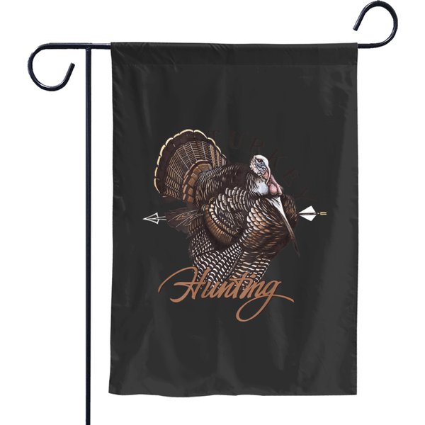 Wild Turkey Back Garden Flags-image