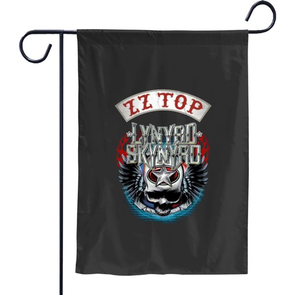 Vintage Lynyrd Skynyrd Sharp Dressed Simple Man Garden Flag 2023
