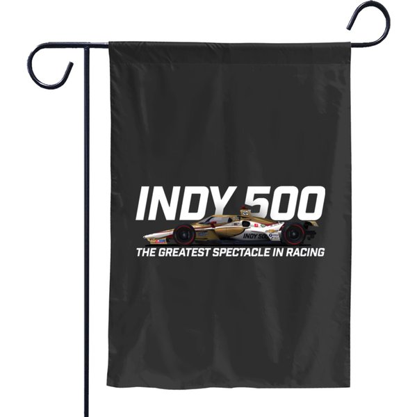 Indy Greatest Spectacle (Dark Double-Sided) - Indy 500 - Garden Flags-image