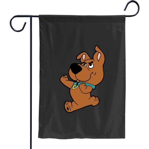Scrappy-Doo Fighting Garden Flags - Scooby Doo Gift & 90S Cartoon Collection-image