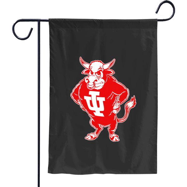 Indiana U Vintage Bison Mascot - Indiana - Garden Flags-image