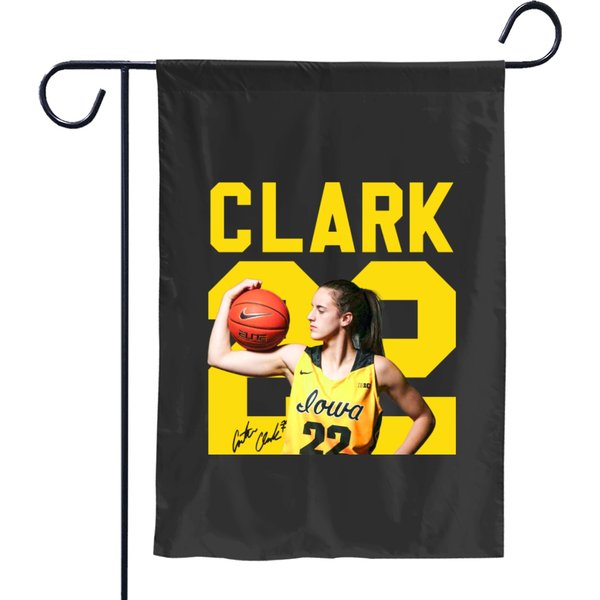 Caitlin Clark Garden Flags - American Clark 22 Basketball Merchandise-image