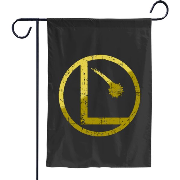 Legion Of Super Heroes Logo, Distressed - Legion Of Super Heroes - Garden Flags