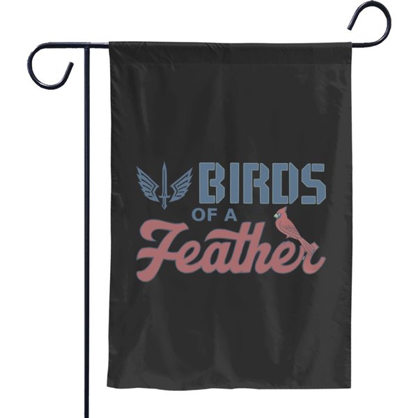 Battlehawks + Cardinals Garden Flags